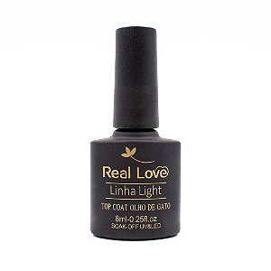 Top Coat Magnético Efeito Olho de Gato 8ml - Real Love