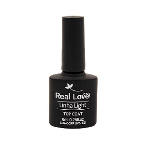 Top Coat Para Unhas Linha Light 8ml - Real Love