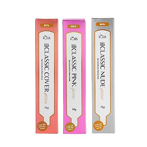 Novo Refil Sache Gel com Glitter 14g - Volia