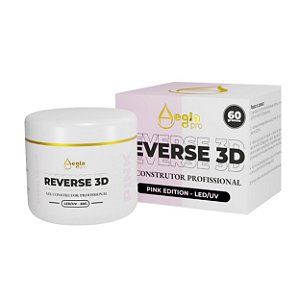 Gel Para Unhas Reverse 3D Aegla Pro - 60g
