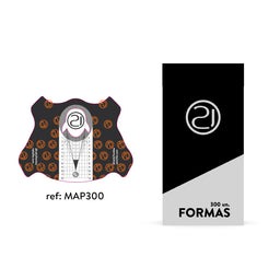 Molde Formas Salão Grande Preto - 300und - Nails 21