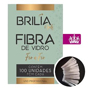 Fibra de Vidro Fio a Fio 7cm (100und) - Brilia Nails