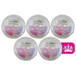 Flakes para Decoração 0.2g - Risa Professional