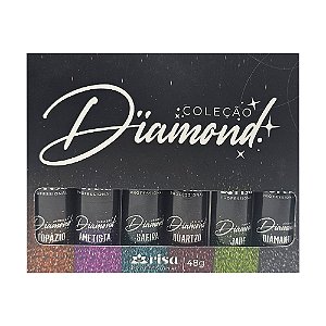 Kit Esmalte em Gel Coleção Diamond 48g - Risa Professional