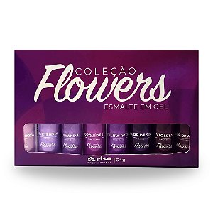 Kit Esmalte em Gel Coleção Flowers 64g - Risa Professional