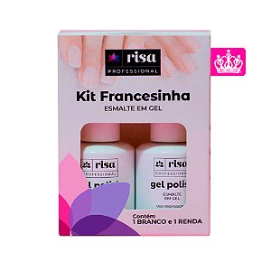Kit Francesinha Branco e Renda (Cor 67 e 262) - Risa Professional