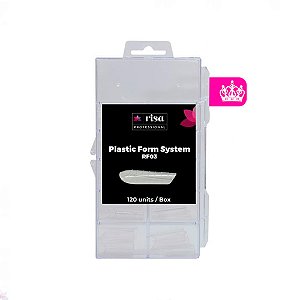Molde F1 RF03 para Polygel e Acrigel - 120und - Risa Professional