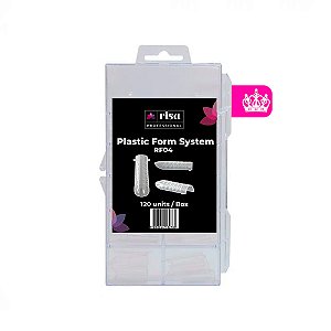 Molde F1 RF04 para Polygel e Acrigel - 120und - Risa Professional