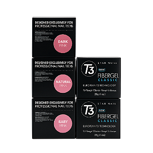 Gel Unhas Novo Fibergel Classic - Star Nail T3 Cuccio - 28g