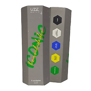 Kit Paint Gel Iconic Brasilidades 5 Und 7g - UZE Nails