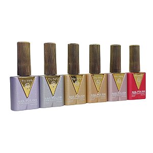 Kit Esmalte em Gel Coleção Glow 6 Und (Sem TPO) - Fan Nails