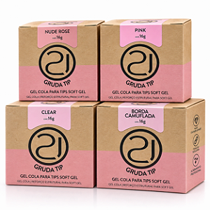 Gel Ecoline - Gruda Tip - 16g Nails 21