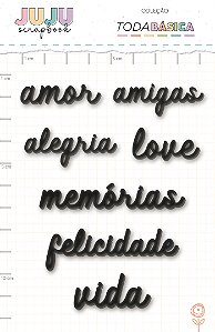 Enfeite Blackboard Doces Palavras - Coleção Toda Básica | JuJu Scrapbook