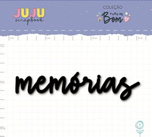 Enfeite Blackboard Memórias - Coleção Tudo de Bom | JuJu Scrapbook