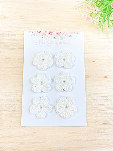 Flores em crochê- By Arts Scrapbook