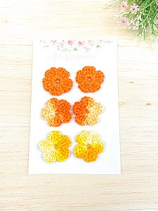 Flores em crochê- By Arts Scrapbook