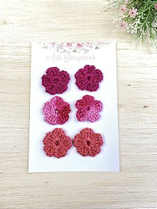Flores em crochê- By Arts Scrapbook