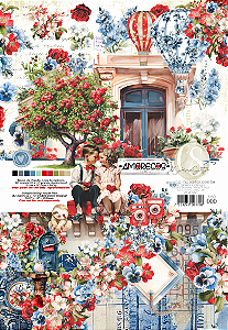 Coleção AMORECOS Papel Bloco 21x30,5cm 20 folhas