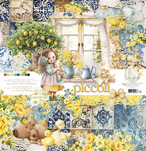 Coleção PICCOLI - Papel Bloco 30,5x30,5cm 18 fls 240G - PIC00