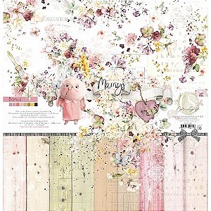 Coleção Mamys Papel Bloco 30,5×30,5cm 18 fls