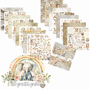 Coleção LE PETIT POA - Papel Bloco 30,5x30,5cm 18 fls 240G - LEP00