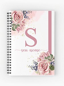 Planner 2025 floral alfabeto