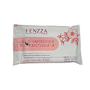 Lenço Umidecido Rosa Mosqueta Fenzza (Ref.FZ50016)