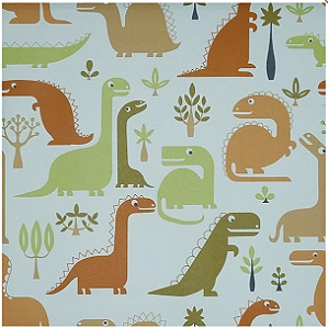 PAPEL DE PAREDE VINILICO INFANTIL DINOSSAURO