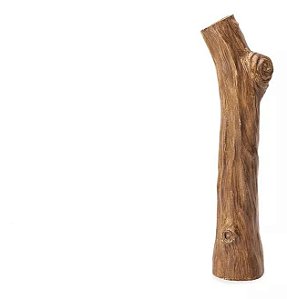 Vaso Decorativo De Poliresina Tronco 21cm  Mart Cor Marrom