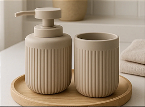 Kit 2 peças banheiro Mart collection