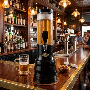 TORRE CHOPP CERVEJA 2.2 Litros GIRATÓRIA COM ALÇA