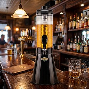 Torre De Chopp 2.2 Litros Gira 360 C/ 2 Refil Congelante