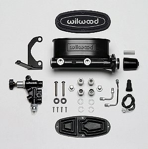 Cilindro Mestre de Freio com válvula Preto - 1 Pol Wilwood