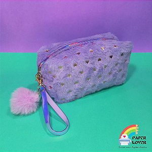 Estojo Peluciado Coraçãozinho