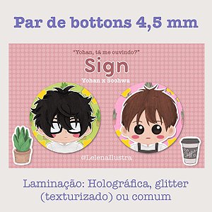 Par de bottons Sign