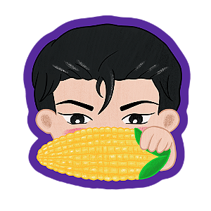 Adesivo Milho Delicioso