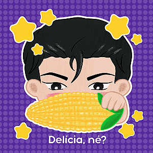 Print Quadrado Milho Delicioso