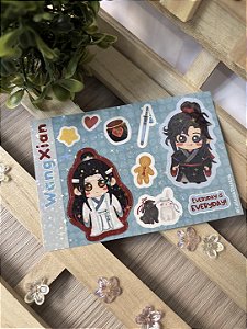 Cartela de adesivos (P) - WangXian