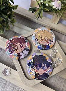 Trio de Bottons Link Click - Bridon Babes