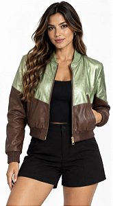 JAQUETA LEATHER TEE TAM P