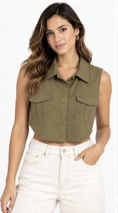 COLETE VERDE MILITAR