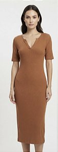 VESTIDO MARROM NINA
