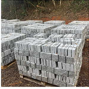 Pedra Miracema cinza atacado 50m² promoção imperdivel