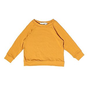 Blusa Manga Longa Comfy Mostarda