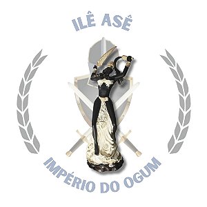 IMAGEM RESINA ORIXÁ IANSÃ AFRICANO MARFIM 40CM