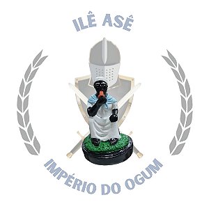 IMAGEM EM GESSO 10CM NR - PRETA VELHA