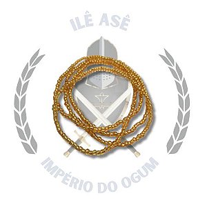 GUIA DE MISSANGA CHINESA - AMARELO/CRISTAL