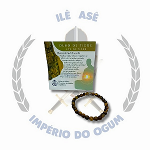 PULSEIRA PEDRA NATURAL - OLHO DE TIGRE