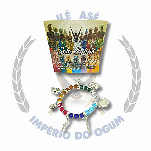 PULSEIRA RELIGIOSA C/ ORAÇÃO - 7 LINHAS