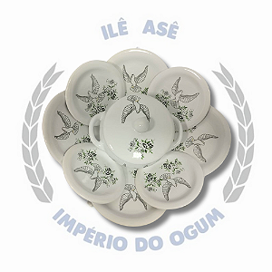 CONJ IBÁ ORIXÁ PEQUENO - OXALÁ (POMBO)